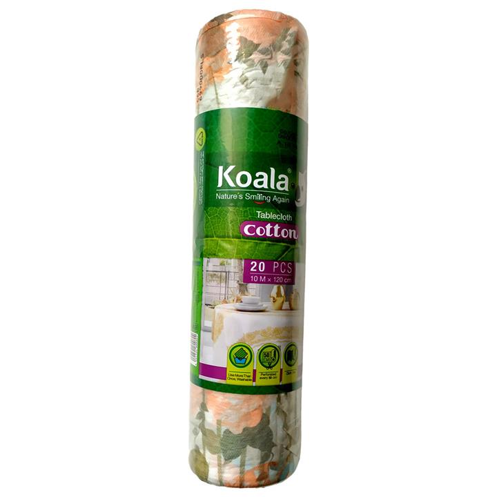 سفره یکبار مصرف کوالا مدل Cotton رول 10 متری